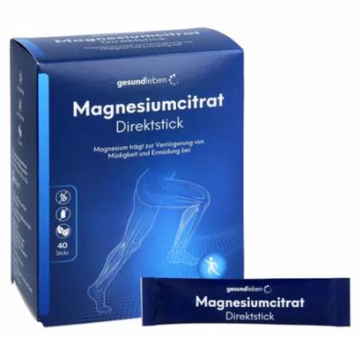 Alliance Healthcare Deutschland GmbH GESUND LEBEN Magnesiumcitrat Direktstick Pulver 62 g 19198105