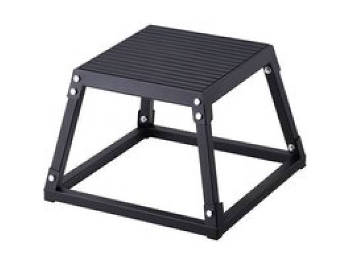 VEVOR Plyometrische Sprungbox, 305 mm Plyo-Box, Plyometrische Plattform Plyobox Schwarz, Rutschfeste Fitness-Übungs-Step-Up-Box für Heimtraining, Konditions-Krafttraining, Oberschenkel Trainieren
