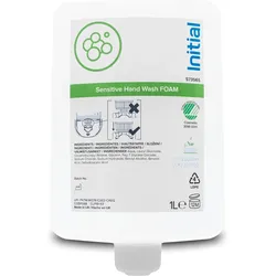 Schaumseife Sensitive, mit Feuchtigkeitspflege, bis zu 1600 Anwendungen je 1000 ml, SET 6 x 1000ml, Rentokil INITIAL