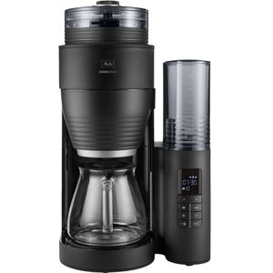 Melitta Kaffeemaschine AromaFresh X 1030-05, mit Glaskanne, mit Mahlwerk, 1,25 Liter, 1080 Watt, schwarz, bis zu 10 Tassen