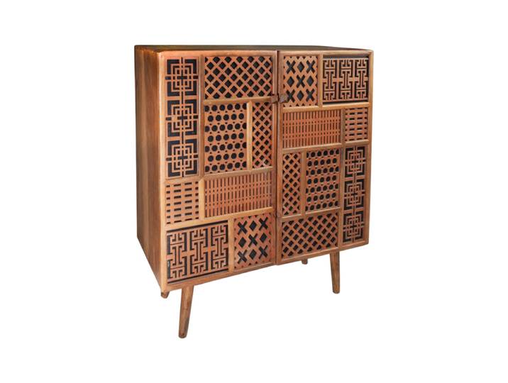 Massives Design Highboard „Marrakech“ Natural Invicta Interiors