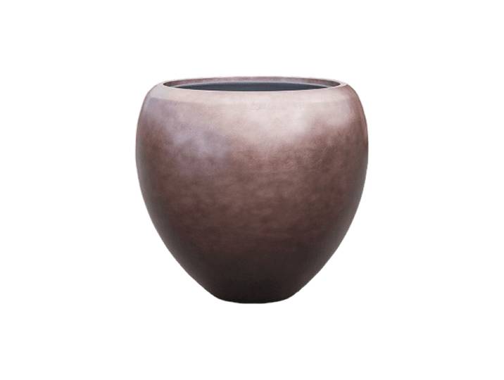 Grosser Blumentopf „Metallic Couple“, verschiedene Grössen Coffee Matt Baq Design