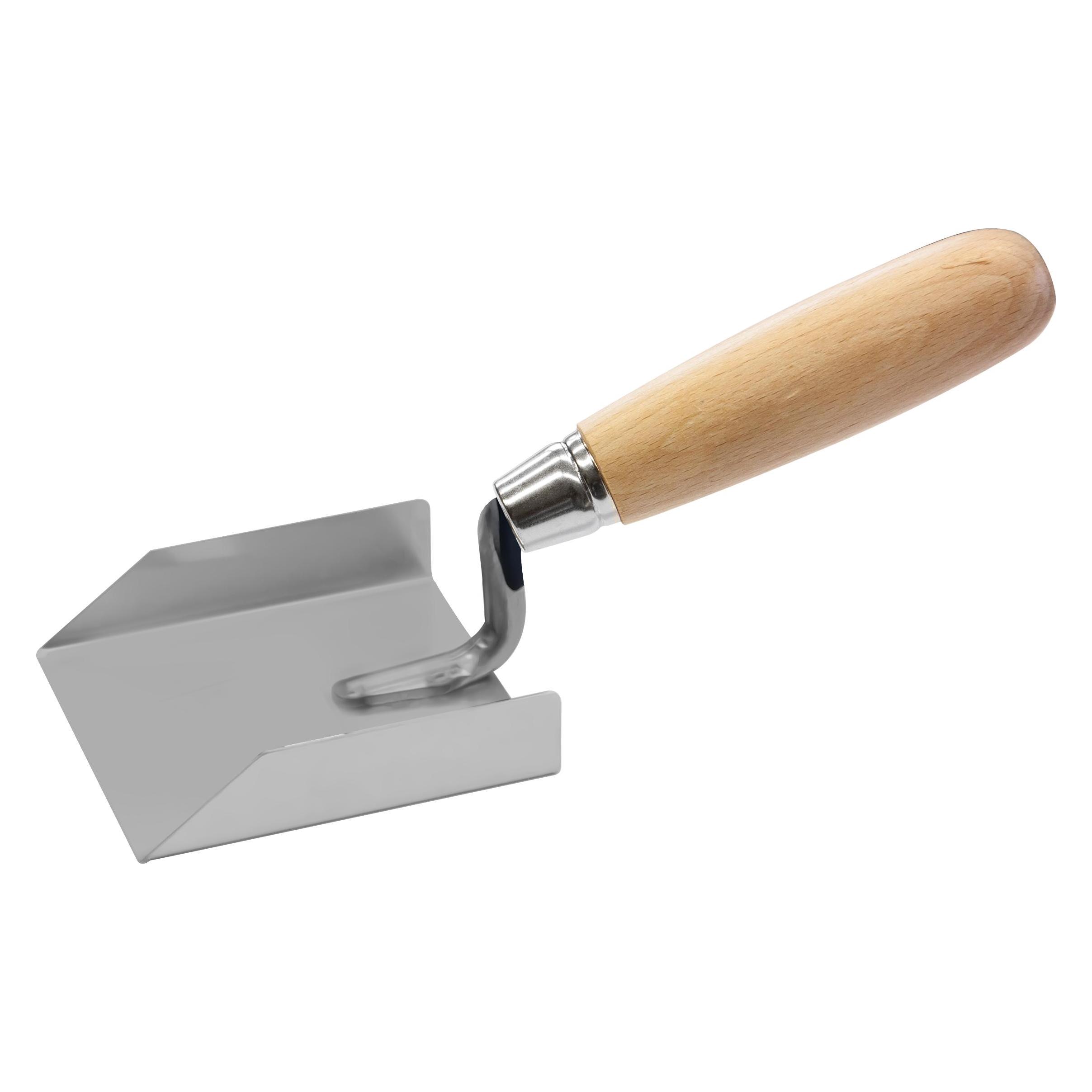 Tectool STUKKATEUR ECKENSPACHTEL, ROSTFREI, HOLZ, 80X80MM (18028)