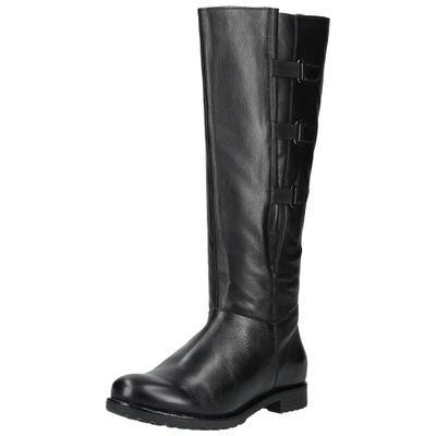 Stiefel ARA "Ara Stiefel Glattleder", Damen, Gr. 39, schwarz, Glattleder, Schuhe Stiefel