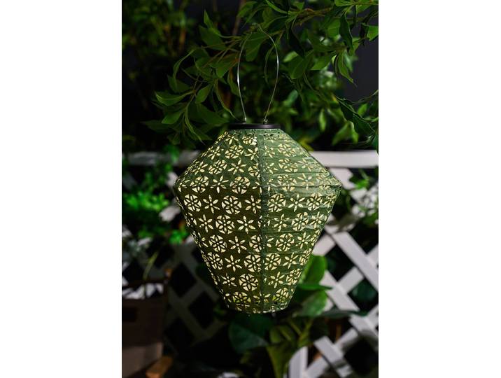 Lanterne solaire Sunshine Flower 28 x 28 x 28cm Vert