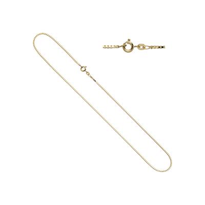 Goldkette JOBO, gelb (gelbgold 585), Halsketten, Damen, Gelbgold 585, L: 45, Goldkette, Venezianerkette 585 Gold 45 cm 1,0 mm