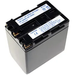 Akku für Sony -NP-FM30, Typ NP-FM90, QM91, anthrazit, 3900 mAh