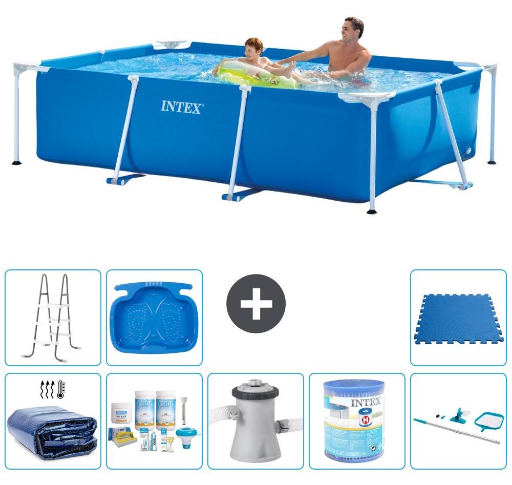 Rechteckiger Frame Pool - 260x160x65 cm - 9-teilig S40102