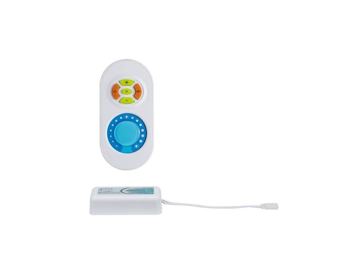 Paulmann MaxLED Dimm/Schalt-Controller 2,4 GHz, weiß / opal, für Wohn- / Esszimmer, Kunststoff