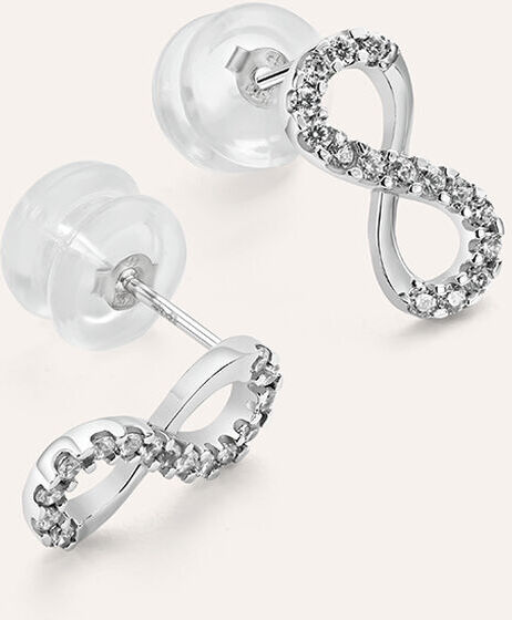 Stroili Orecchini Lobo Claire Oro Bianco Cubic Zirconia Collezione: Claire Oro Bianco