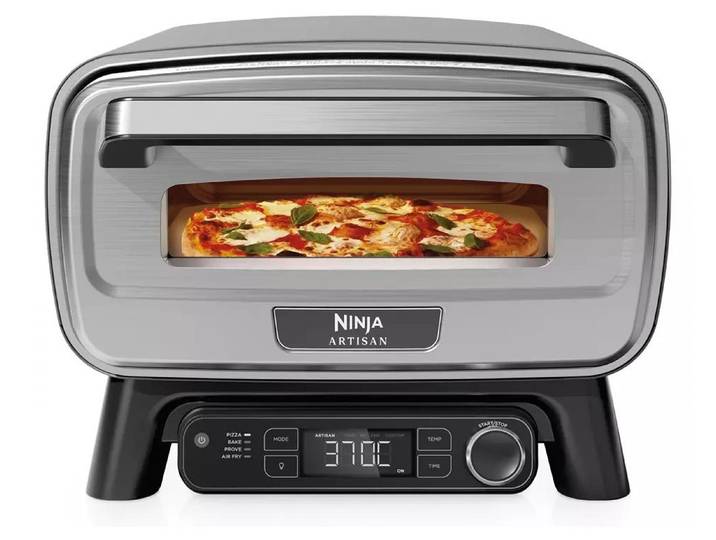 Ninja Artisan Outdoor-Pizzaofen und Heißluftfritteuse, 4 Funktionen: Pizza