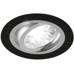 Einbaustrahler GU10 ALUM C BLACK/CHROME IDEUS 03589