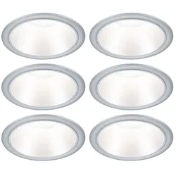 PAULMANN LED-Einbaustrahler 6,2W Konverter si Cole Coin 98203 6LEDs 2700K weiß 470lm si