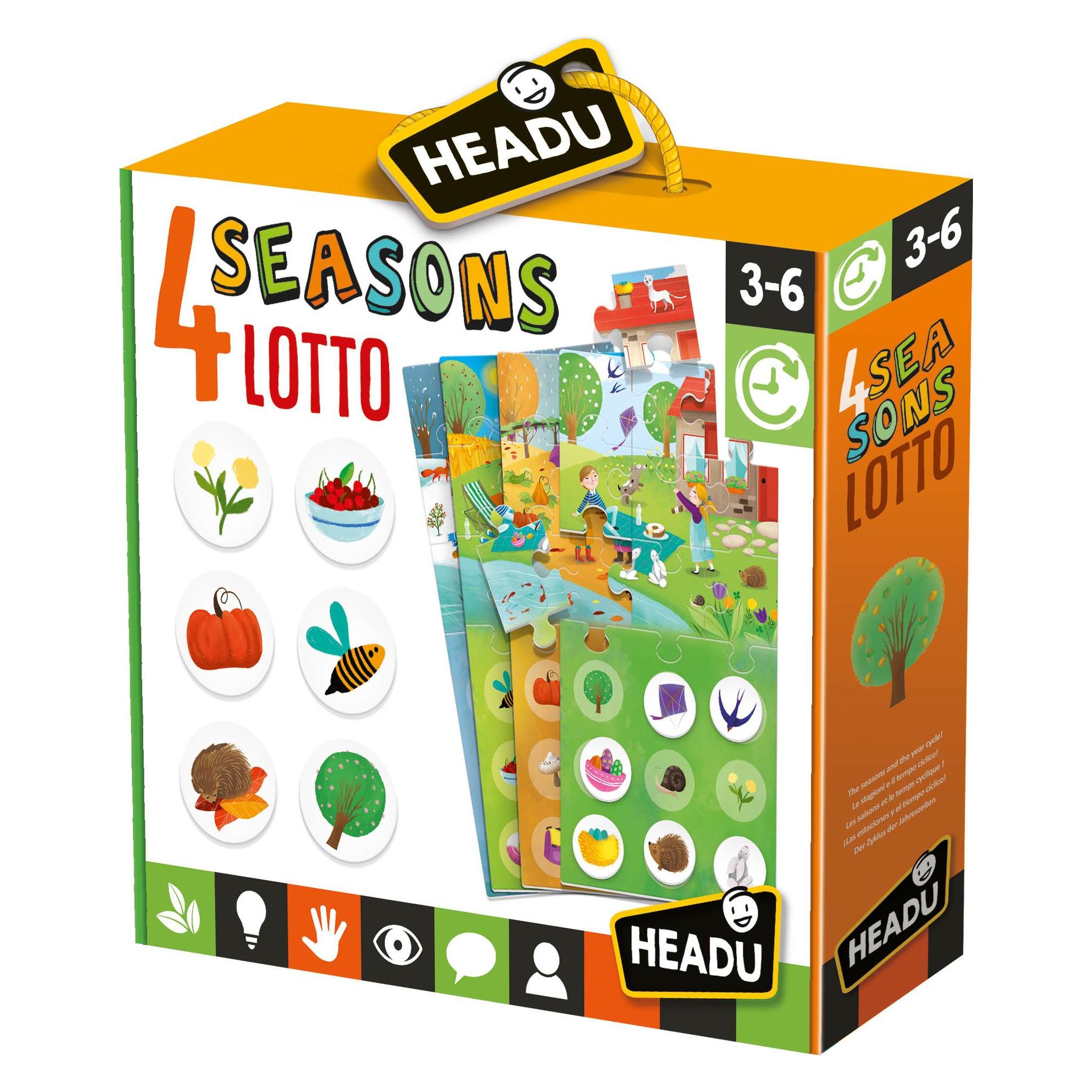 Headu Four Seasons Lotto-Spiel (MU24155)