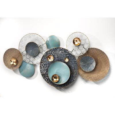 Metallbild LOCKER "37074-20", bunt (farbe bild(er): bunt), B:135cm H:8cm T:65cm, Metall, Bilder