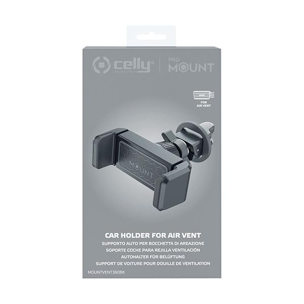 Celly MOUNTVENT360BK Handyhalterung