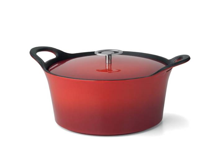Cocotte ronde rouge 24cm
