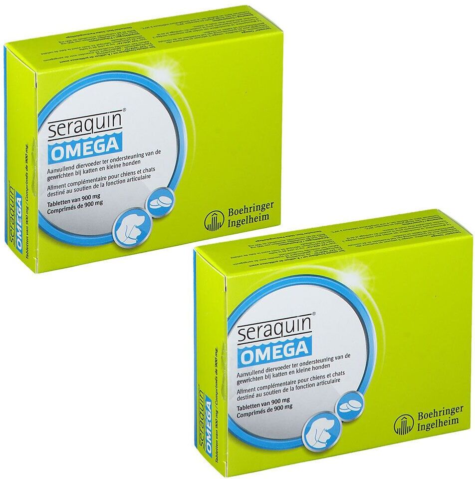 Seraquin Omega chiens et chats x2 2x60 St Tabletten