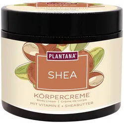 PLANTANA Shea Körpercreme mit Sheabutter + Vitamin E 500 ml