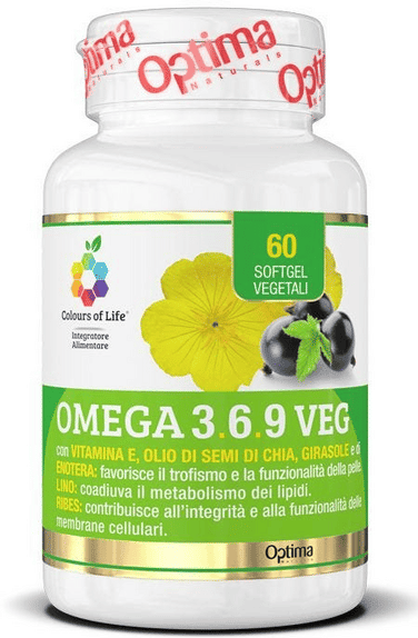 Colours of Life Optima Naturals Omega 3.6.9 Veg Integratore 60 Softgel