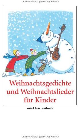 Sabina Berchtold - Weihnachtsgedichte und Weihnachtslieder für Kinder (insel taschenbuch) - Preis vom 17.10.2026 19:25:27 h