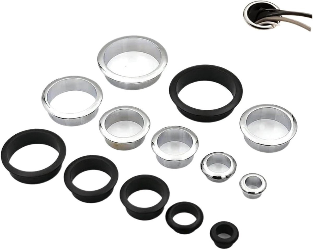 Zilveren Ventilatie Decoratieve Ring voor Meubels Afwerken - 18mm