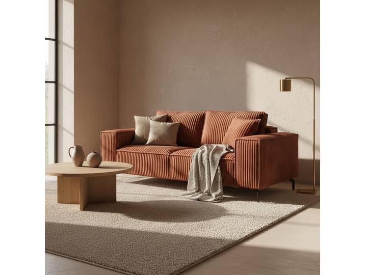 Canapé PUEBLO 3pl Tilia Terracotta