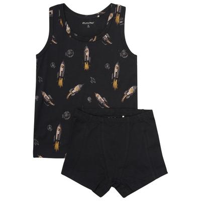 Minymo - Kid's Underwear Set AOP No. 134070 - Alltagsunterwäsche Gr 86 schwarz