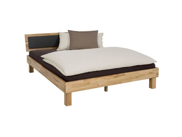 Hasena Bett Wood-Line Kernbuche Nature Massivholz 90 x 200 cm - Bett