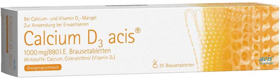 Calcium D3 acis 1000mg/880 internationale Einheiten