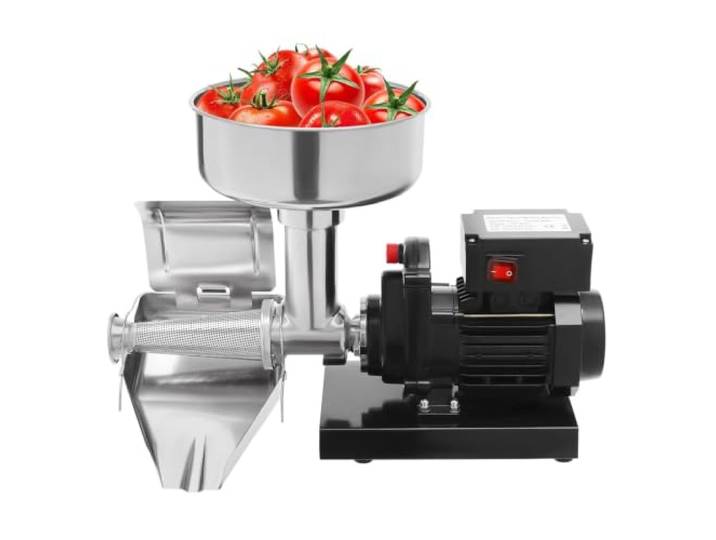 Elektrische Tomatenpassiermaschine 140 kg/h für die heimische Küche, elektrische Getreidemühle für Tomatensauce und Beeren, große Kapazität