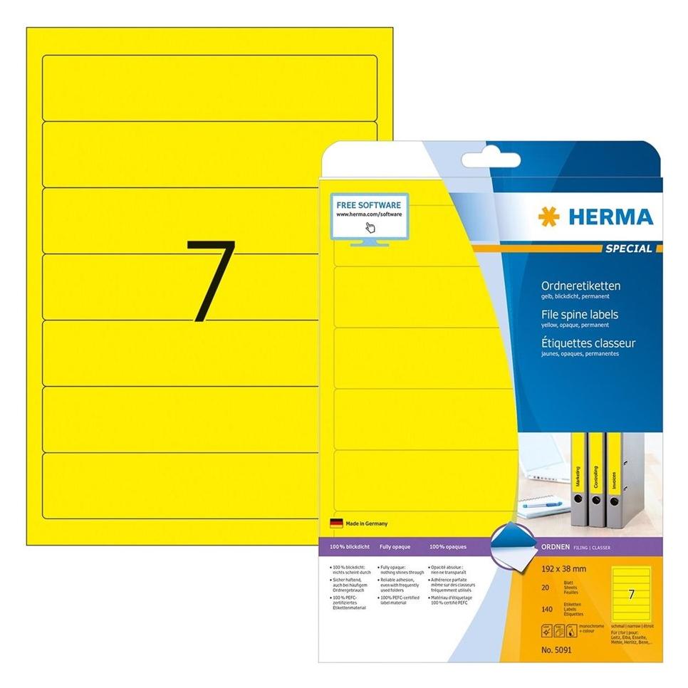 Herma Ordneretiketten A4 (5091)