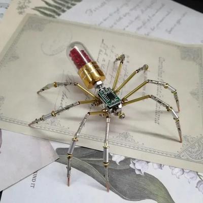 Uplift Essentials Cyberpunk DIY Mechanical Spider Metal 3D Puzzle Kit spider C