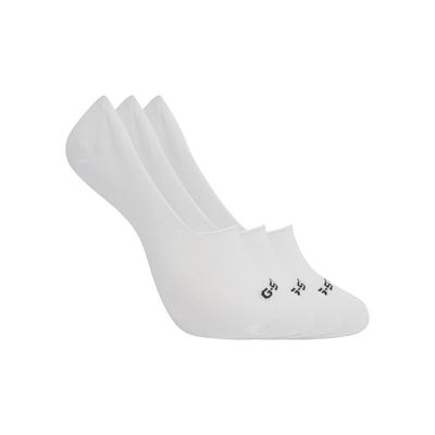 Füßlinge G-STAR "TONKA, 3 PACK INVISIBLE SOCK", Damen, Gr. 39-42, Sockengröße, hellweiß, Baumwollmischung, unifarben, elastisch, Socken
