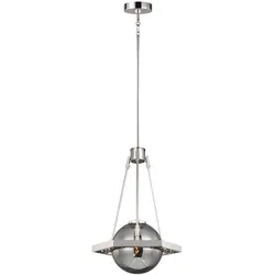 Pendelleuchte Hängelampe Deckenleuchte Esszimmerlampe Glas Rauchfarbig D 35,2cm