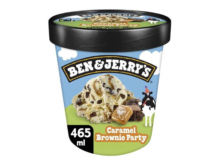 Ben &amp; Jerry's Crème glacée Caramel Brownie Party - 465 ml