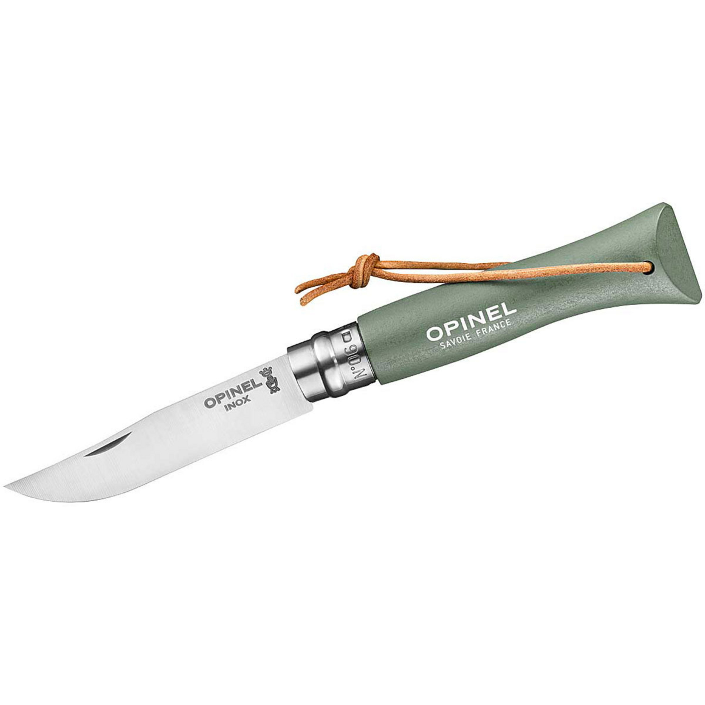 Opinel No 06 Colorama messer Taschenmesser gruen