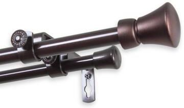InStyleDesign Demi Adjustable Double Curtain Rod