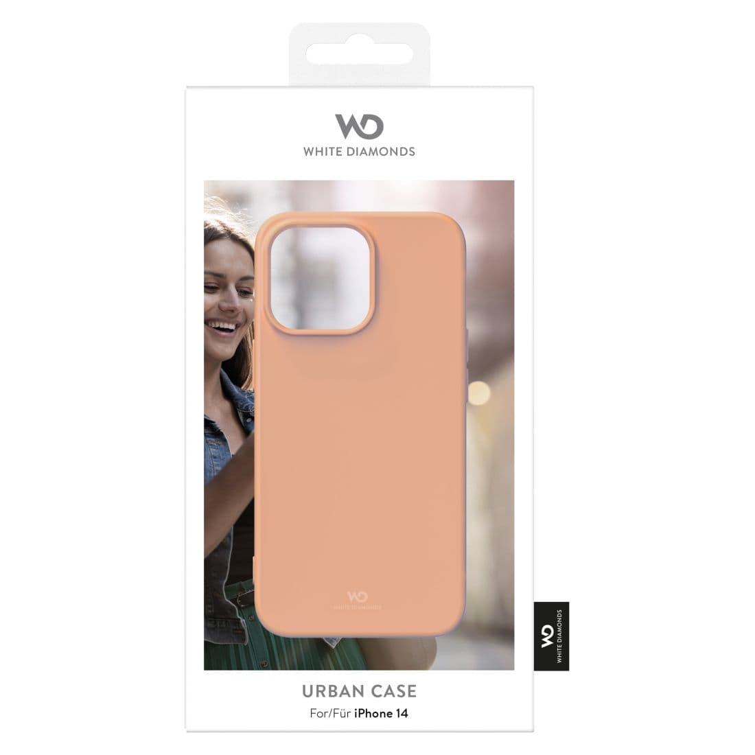 White Diamonds Urban Case Cover für Apple iPhone 14 (Aprikose) 00220226