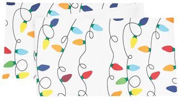 C&F Home Christmas Light Printed Holiday Table Runner