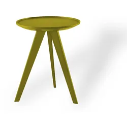 Woody Hill mit Rahmen Durchmesser 40 cm 60cm yellow