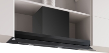 Bosch DBB97DP60 Integrierte Designhaube 90cm Klarglas schwarz bedruck mattschwarz HomeConnect
