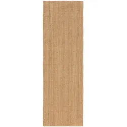 benuta Pure Juteteppich Svea Natur 80x250 cm - Naturfaserteppich aus Jute