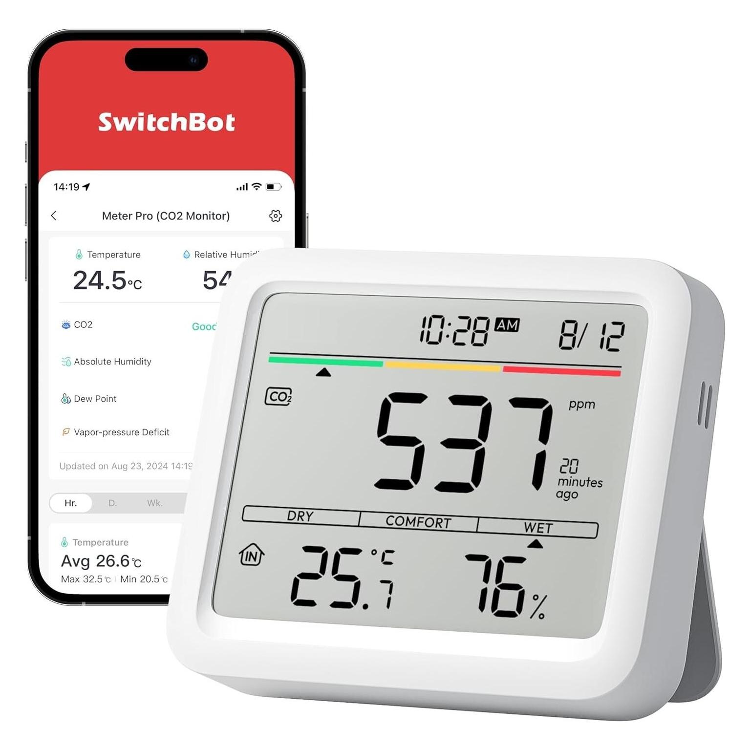 SwitchBot Meter Pro CO2 (W4900010)