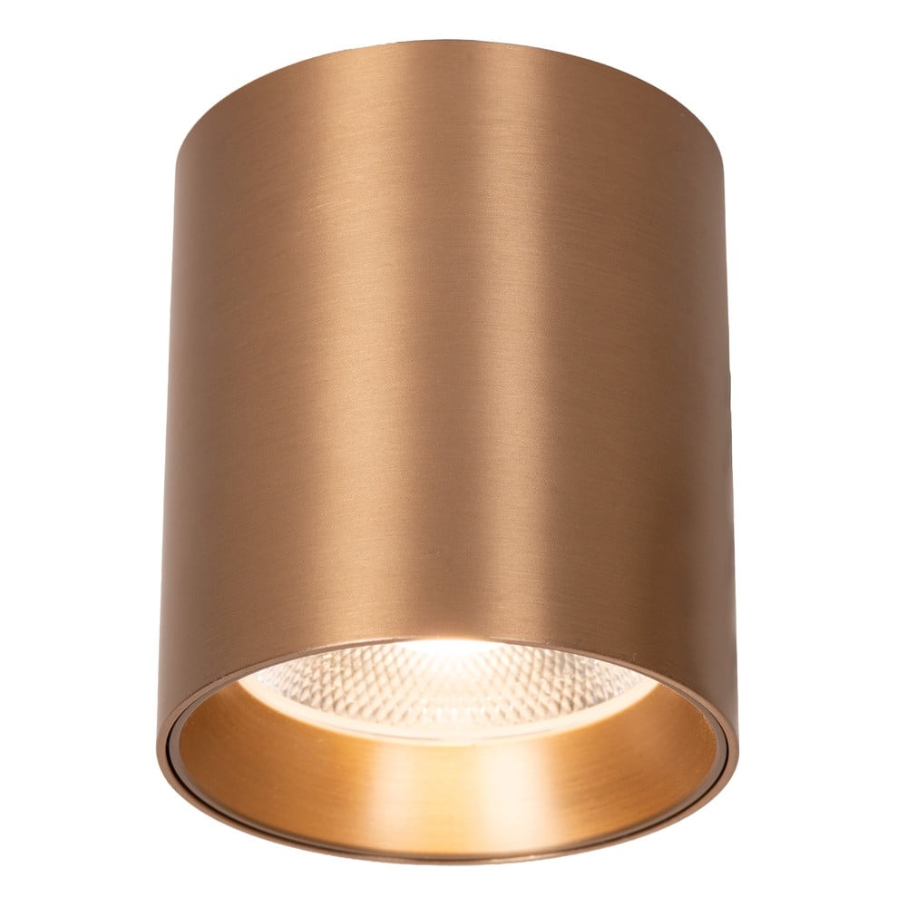 Premium by Lucide Opbouwspot Straxx champagne goud/messing Ø 8cm