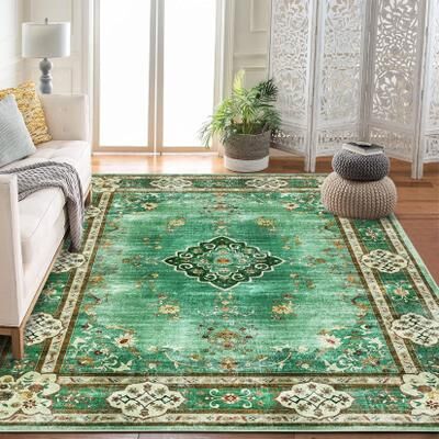 Garvee Origintal Boho Distressed Vintage Oriental Area Rugs