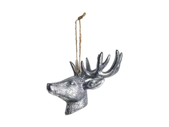 Lene Bjerre Suspension décorative Serafina cerf 12,5 cm Argent antique