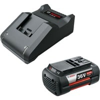 Starter-Set 36V (GBA 36V 6.0Ah + AL 36V-20) schwarz, 36V POWER FOR ALL, Akku + Ladegerät