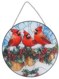 IH Casa Decor Round Acrylic Hanger Triple Cardinal