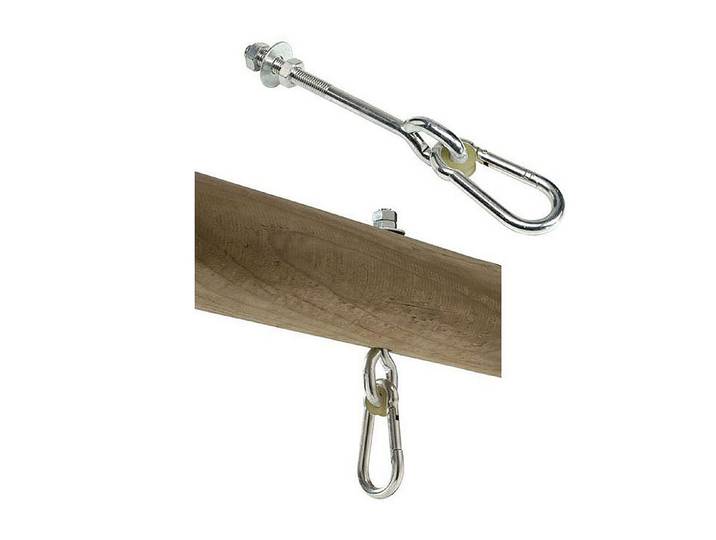 Schraubhaken zur Verankerung von Kinderspielgeräten 21 cm